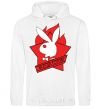 Men`s hoodie ALWAYS READY! White фото