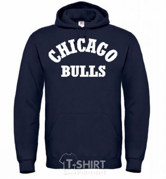 Мужская толстовка (худи) CHICAGO BULLS Темно-синий фото