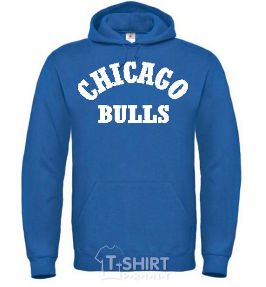 Men`s hoodie CHICAGO BULLS royal фото