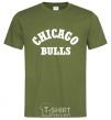 Мужская футболка CHICAGO BULLS Оливковый фото