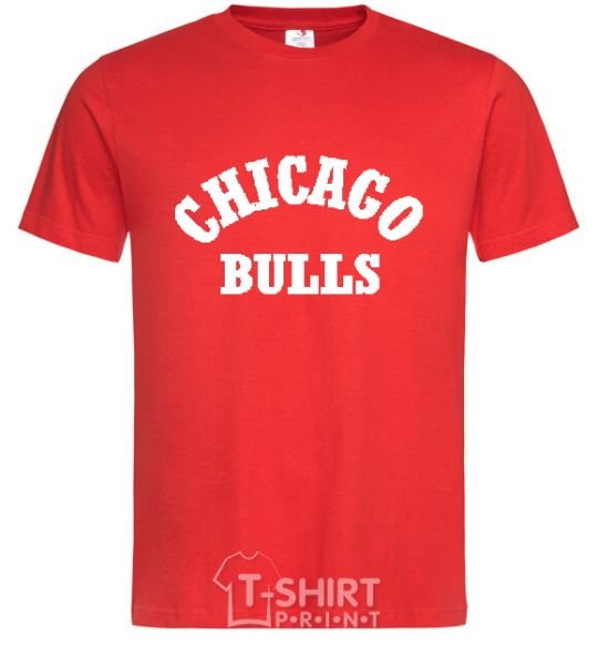 Мужская футболка CHICAGO BULLS Красный фото