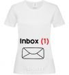 Women's T-shirt INBOX(1) White фото