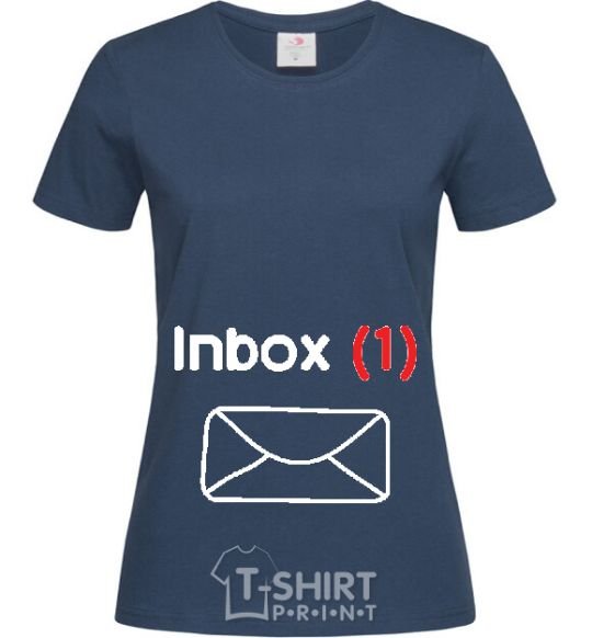 Women's T-shirt INBOX(1) navy-blue фото