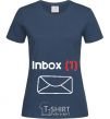 Women's T-shirt INBOX(1) navy-blue фото