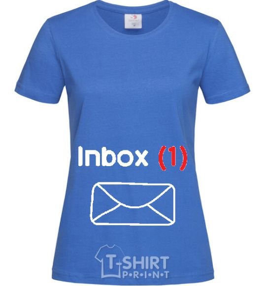 Women's T-shirt INBOX(1) royal-blue фото