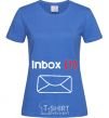 Women's T-shirt INBOX(1) royal-blue фото