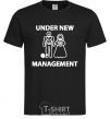 Men's T-Shirt UNDER NEW MANAGEMENT newlyweds black фото