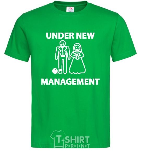 Men's T-Shirt UNDER NEW MANAGEMENT newlyweds kelly-green фото