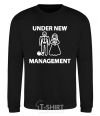 Sweatshirt UNDER NEW MANAGEMENT newlyweds black фото