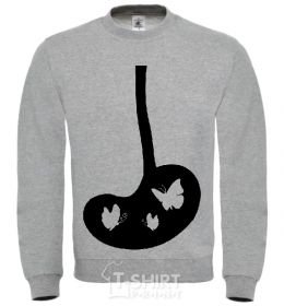Sweatshirt BUTTERFLY sport-grey фото