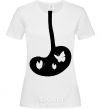 Women's T-shirt BUTTERFLY White фото