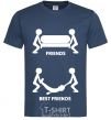 Men's T-Shirt BEST FRIEND V.1 navy-blue фото