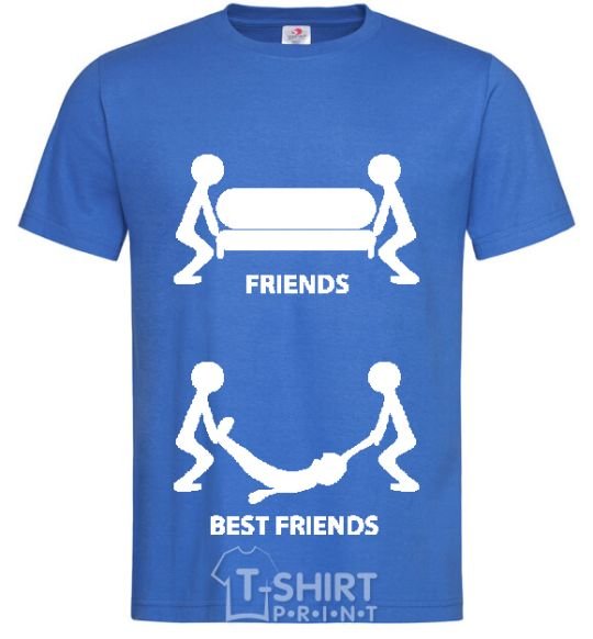Men's T-Shirt BEST FRIEND V.1 royal-blue фото