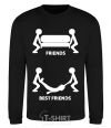 Sweatshirt BEST FRIEND V.1 black фото