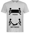 Men's T-Shirt BEST FRIEND V.1 grey фото