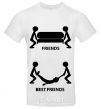 Men's T-Shirt BEST FRIEND V.1 White фото