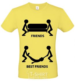 Men's T-Shirt BEST FRIEND V.1 cornsilk фото