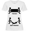 Women's T-shirt BEST FRIEND V.1 White фото