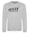 Sweatshirt EVOLUTION OF MAN sport-grey фото