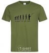 Men's T-Shirt EVOLUTION OF MAN millennial-khaki фото