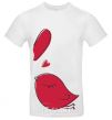 Men's T-Shirt BIRD'S LOVE №2 White фото