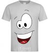 Men's T-Shirt HAPPY SMILE grey фото
