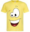 Men's T-Shirt HAPPY SMILE cornsilk фото