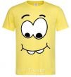 Men's T-Shirt SHY SMILE cornsilk фото