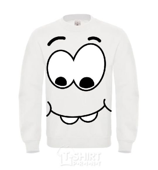 Sweatshirt SHY SMILE White фото