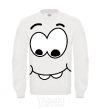 Sweatshirt SHY SMILE White фото