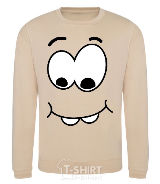 Sweatshirt SHY SMILE sand фото