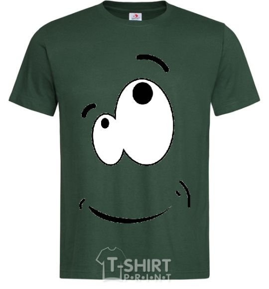 Men's T-Shirt CARTOON SMILE bottle-green фото