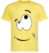 Мужская футболка CARTOON SMILE Лимонный фото