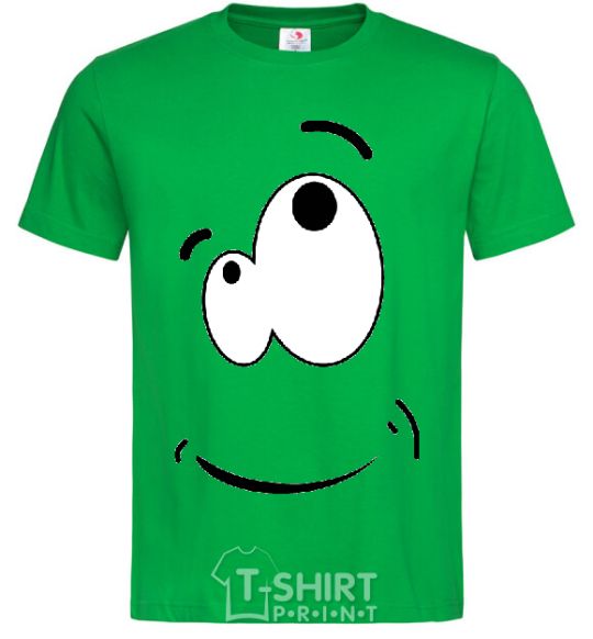 Men's T-Shirt CARTOON SMILE kelly-green фото