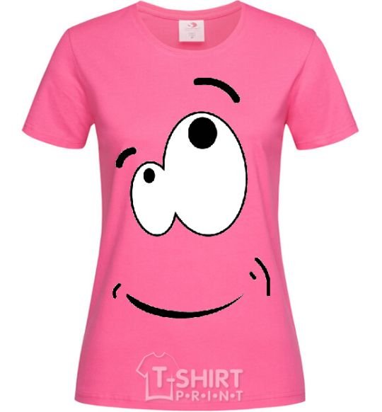 Women's T-shirt CARTOON SMILE heliconia фото