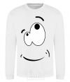 Sweatshirt CARTOON SMILE White фото