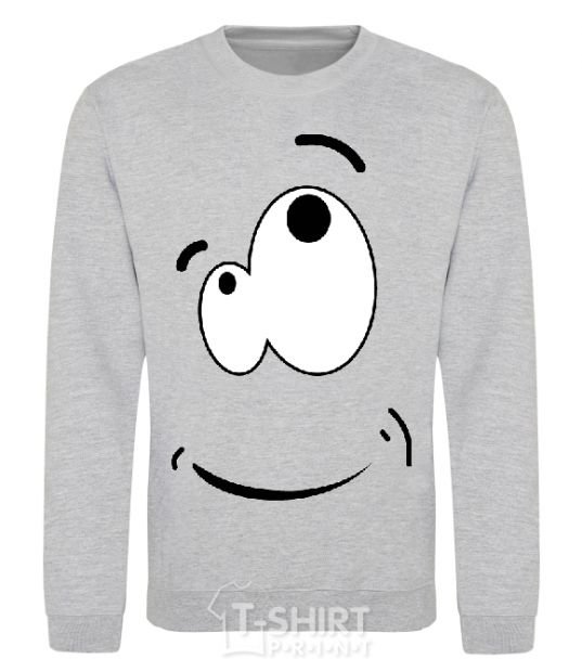 Sweatshirt CARTOON SMILE sport-grey фото