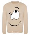 Sweatshirt CARTOON SMILE sand фото