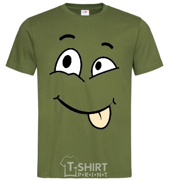 Men's T-Shirt TONGUE SMILE millennial-khaki фото