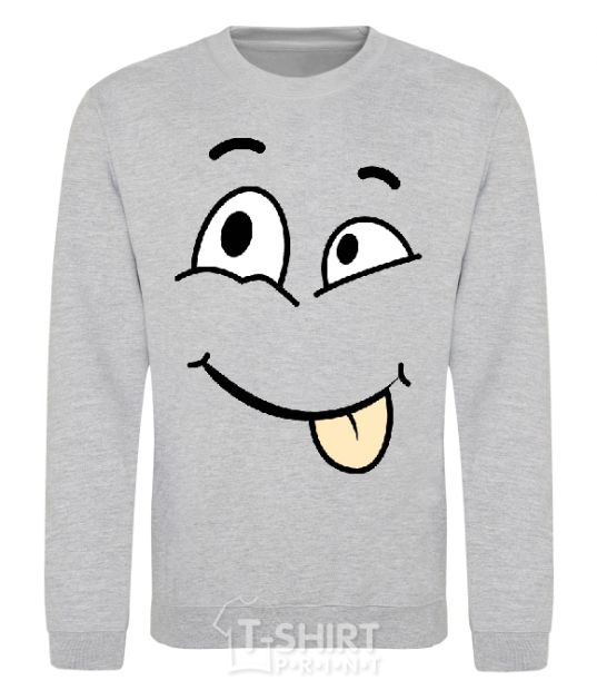 Sweatshirt TONGUE SMILE sport-grey фото