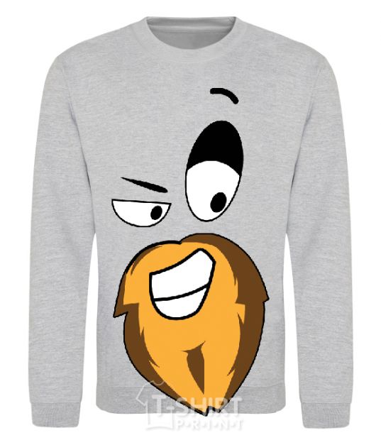 Sweatshirt BEARDY SMILE sport-grey фото