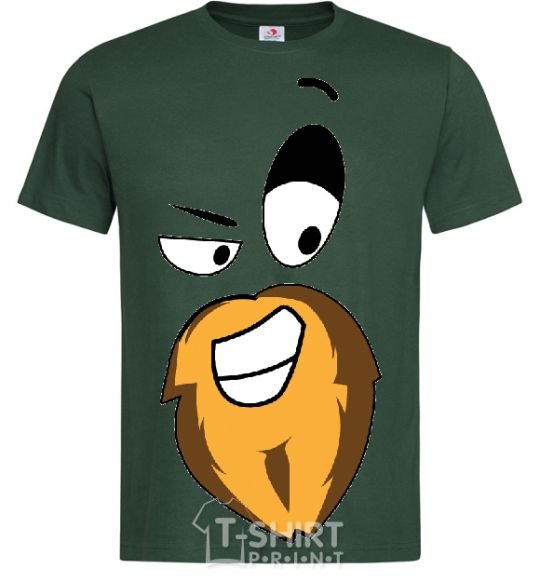 Мужская футболка BEARDY SMILE Темно-зеленый фото