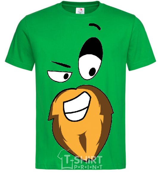Мужская футболка BEARDY SMILE Зеленый фото