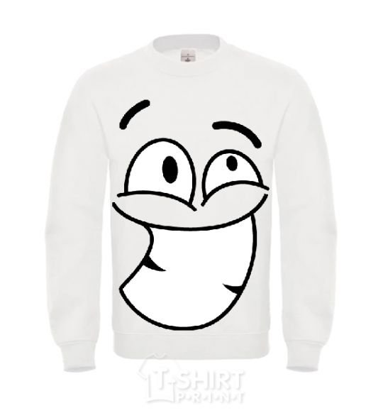 Sweatshirt BIG TEETH SMILE White фото