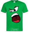 Men's T-Shirt ANGRY SMILE kelly-green фото