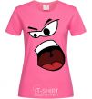 Women's T-shirt ANGRY SMILE heliconia фото