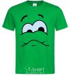 Men's T-Shirt UPSET SMILE kelly-green фото