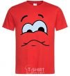Men's T-Shirt UPSET SMILE red фото