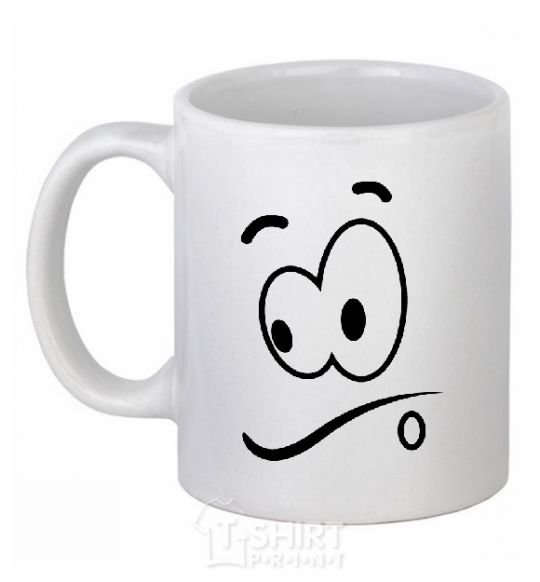 Ceramic mug STARRING SMILE White фото