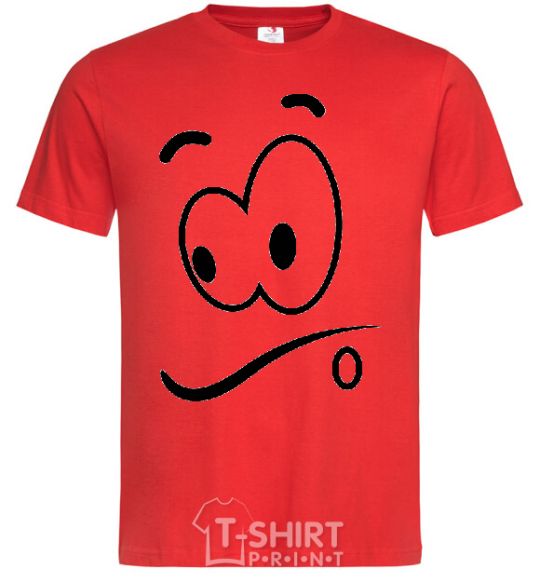 Men's T-Shirt STARRING SMILE red фото